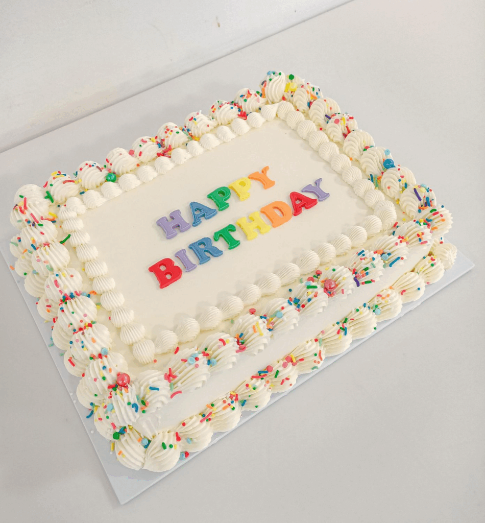 Classic Vanilla Sheet Cake